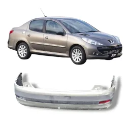 Parachoque Traseiro Peugeot 207 Passion 2009 a 2014