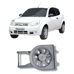 Ventoinha Defletor radiador água Ford Ka Fiesta 2008 2013