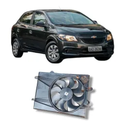 Ventoinha Defletor radiador água GM Onix 2016 2020 original