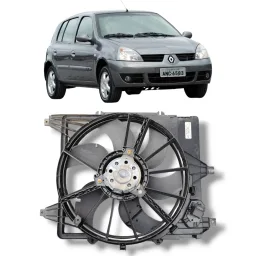 Defletor eletroventilador Renault Clio 2004 2010