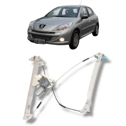 Máquina Vidro Porta Dianteira Esquer Peugeot 207 Hoggar Elét