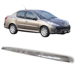 Moldura Tampa Traseira Cromado Peugeot 207 Passion 09/14