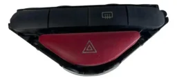 Botão Do Pisca Alerta Fiat Palio 2002 31262 Original Preto