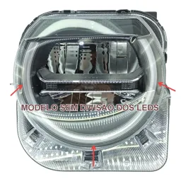 FAROL RENEGADE ESQUERDO FULL LED ORIGINAL 51800748 22 A 26