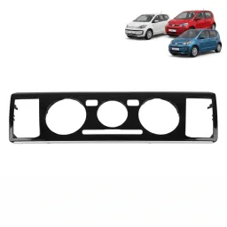MOLDURA PAINEL CONTROLE AR VW UP BLACK PIANO 14 A 21