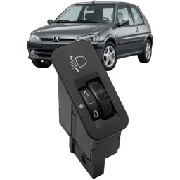 Botão Regulagem Altura Farol Peugeot 106 1996 a 2003 Orig