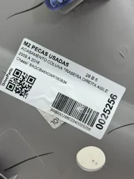 ACABAMENTO COLUNA TRASEIRA DIREITA AGILE 2009 À 2016