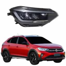 Farol Direito Nivus 2021 a 2024 Virtus 2023 2024/.. C/ Led