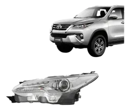 Farol Esquerdo Toyota Hilux SW4 c/ Led 2016 a 2020 Original