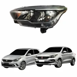 Farol Esquerdo Argo Cronos 2018 2019 2020 C/ Led