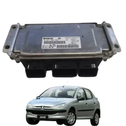Modulo Injeção Peugeot 206 1.4 8v Flex 0261208586