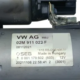 motor arranque polo virtus t-cross nivus 1.0 1.4 tsi 2020 02M911022F 02M911024Q 02M911021G