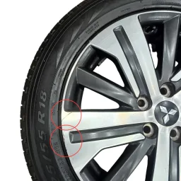 roda aro R18 225/55 outlander sport 2022 2023 2024 2025 2026