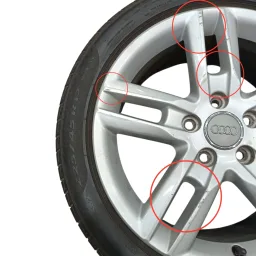 roda aro R17 225/45 audi A3 Sprtaback 2009 2010 2011 8P0601025BQ 8P0601025ED