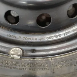 roda estepe aro R16 205/55 corolla 2008 a 2019 42611-02B70 42611-02P50