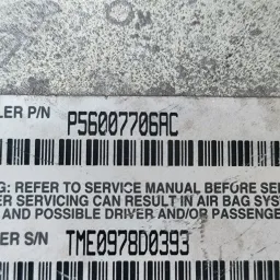 Módulo Air bag Jeep Cherokee 1995 1996 1997 1998