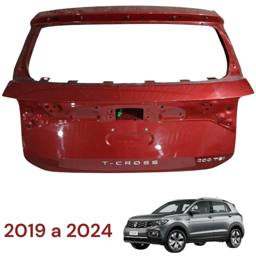 tampa traseiro T-cross 2019 2020 2021 2022 2023 2024
