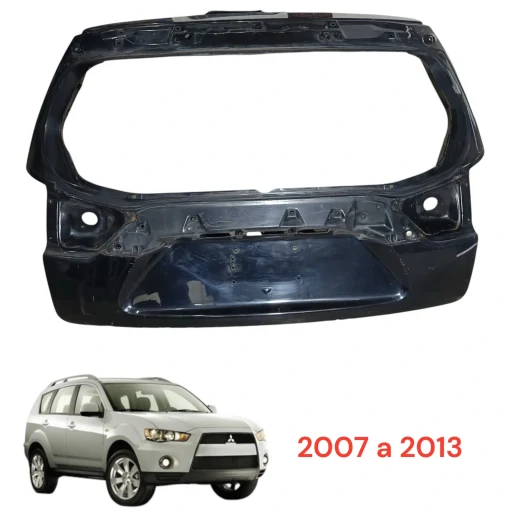 tampa traseira outlander 2007 2008 2009 2010 2011 2012 2013
