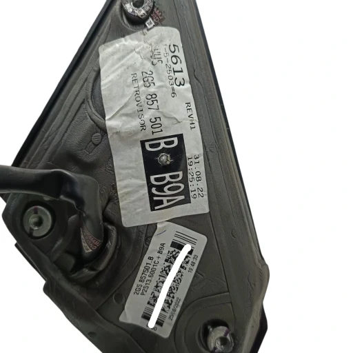 Retrovisor 5 fios dianteiro esquerdo T-Cross Nivus 2021 2022 2GP857507 2GP857501