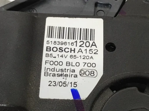 Alternador Linea Punto Bravo Palio Strada 1.6 1.8 Etorq 120A 51839616