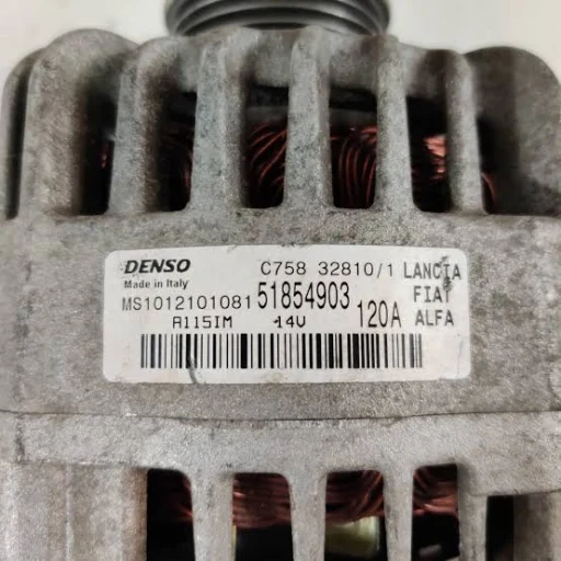ALTERNADOR PUNTO LINEA BRAVO TJET DENSO 120A 51854903