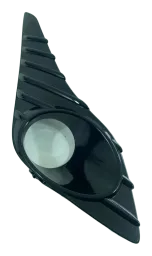 Moldura Milha Yaris Hatch 2019/2022 Black Piano Original Ld