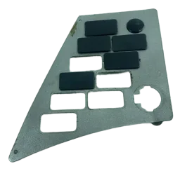 Chapa Moldura Painel Instrumentos Volare W8 W9 Original