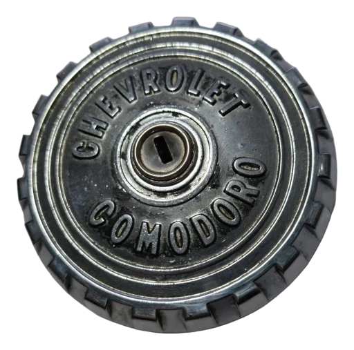 TAMPA TANQUE COMBUSTIVEL CROMADA OPALA COMODORO ORIGINAL GM