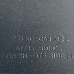 Moldura Paralama Traseiro Esquerdo Santa Fé 2014 a 2019 87743-B8000