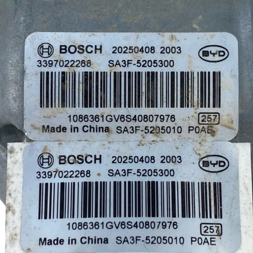 Motor Limpador Parabrisa Byd Song Plus 2023 A 2026 0390243661 SA3F-3741100 SA3F-5205300