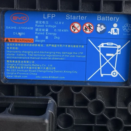 Bateria Partida Byd Song Plus 1.5 Premium 2023 A 2026 137km