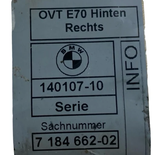 Maçaneta Externa Porta Traseira Direita Bmw X5 2008 a 2010