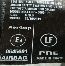 Kit Airbag Toyota Yaris 2018 2019 2020 2021 2022 2023 a 2025