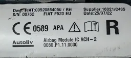 Cortina Airbag Lado Direito Jeep Renegade 1.3 2022 a 2025 00520864050
