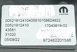 Modulo Ar Condicionado Jeep Renegade 1.3 2022 2023 2024 1704381902