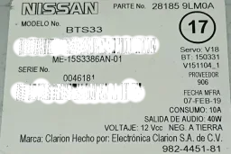 Rádio Som Nissan Versa 2016 2017 2018 2019 a 2021 281859LM0A