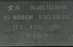 Modulo Rele Ventoinha Peugeot 2008 2015 a 2019 0261S03101