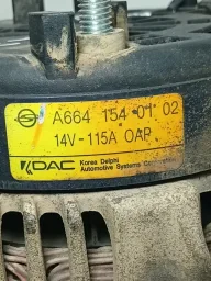 Alternador Ssangyong Actyon Kyron 2.0 Diesel 2008 2013 A6641540102
