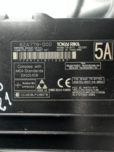 Modulo Ignicao Smart Key Hilux 2.8 2021 2023 899900K441