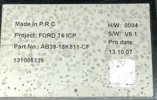 Painel Controle Rádio Som Ford Ranger 2014 2015 2016 AB39-18K811-CF