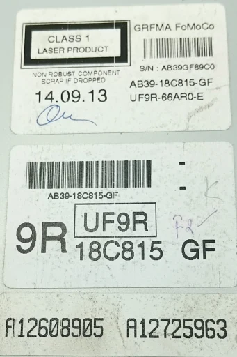 Modulo Multimidia Ford Ranger 3.2 2013 2014 2015 a 2020 AB39-18C815-GF