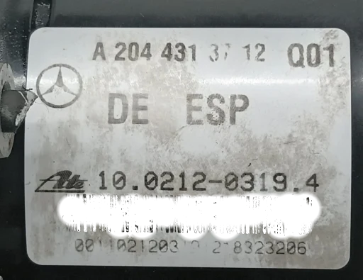 Modulo Abs Mercedes C200 Kompressor 1.8 2008 2009 2010 2045455132