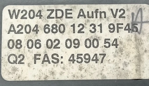 Tela Display Multimidia Mercedes C200 2008 2009 2010 2011 A2046801231