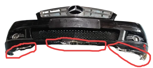 Parachoque Dianteiro Mercedes C180 C200 2008 2009 2010