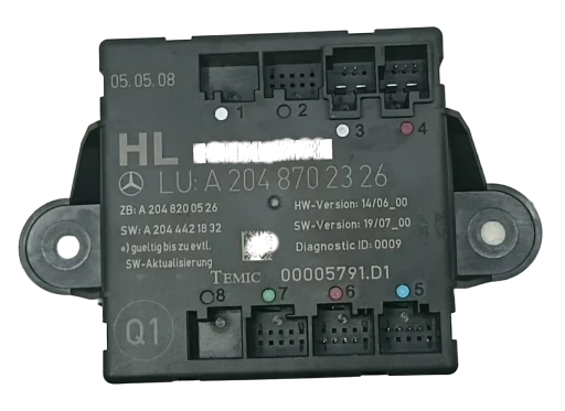 Modulo Porta Traseira Esquerda Mercedes C180 C200 2008/2010