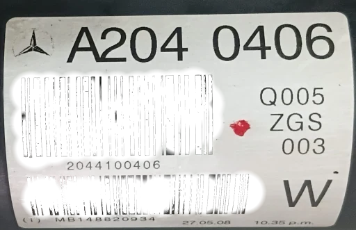 Eixo Cardan Mercedes C180 C200 Kompressor 2008 2009 a 2011 A2040406