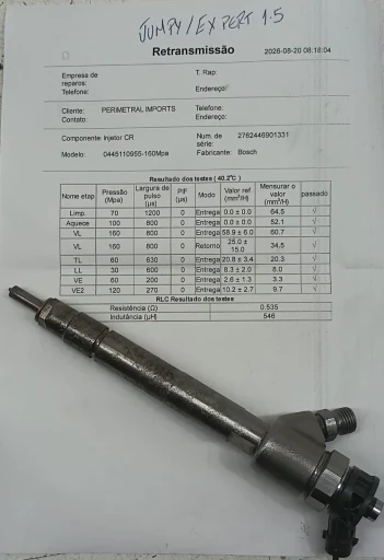 Bico Injetor Expert Jumpy Scudo 1.5 Diesel 2022 2023 2024/..