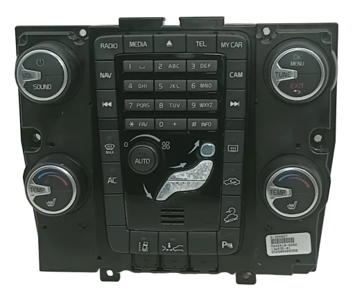 Comando Painel Central Ar Rádio Volvo Xc60 2009 2010 a 2012