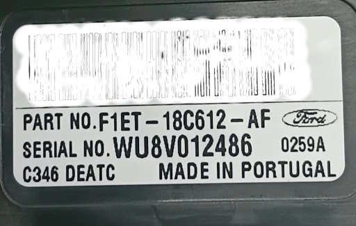 Comando Ar Condicionado Digital Ford Focus 2014 2015 a 2019 F1ET-18C612-AH F1ET-18C612-AF