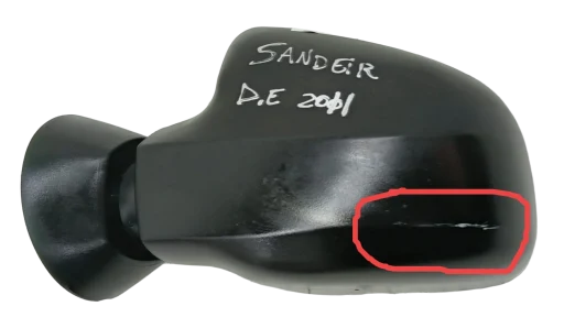 Retrovisor Esquerdo Sandero Duster 2010/14 Logan 10/13 Manua